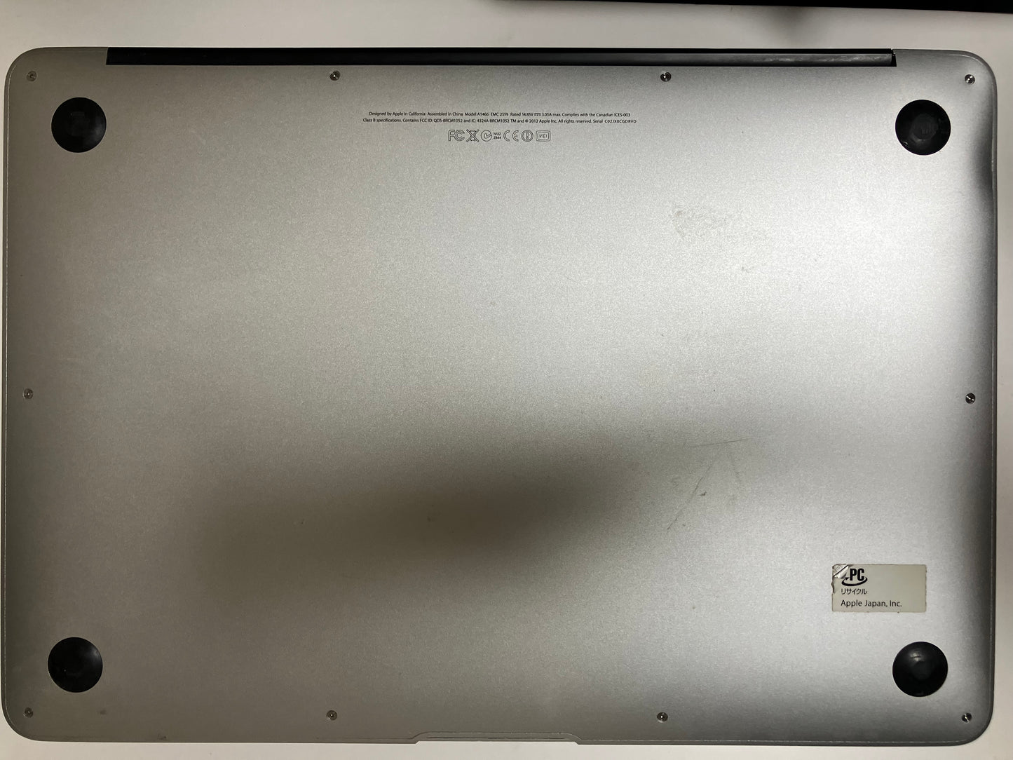 Macbook Air 2012 / 13インチ / Manjaro Linux