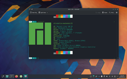 Macbook Air 2012 / 13インチ / Manjaro Linux