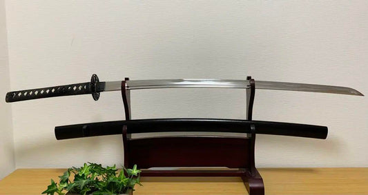 [Iaito Sword] Japanese Sword - Katana with Beautiful Large Wavy Hamon and Bo-hi