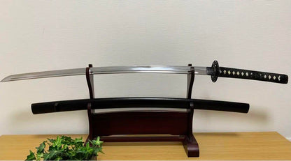 [Iaito Sword] Japanese Sword - Katana with Beautiful Large Wavy Hamon and Bo-hi