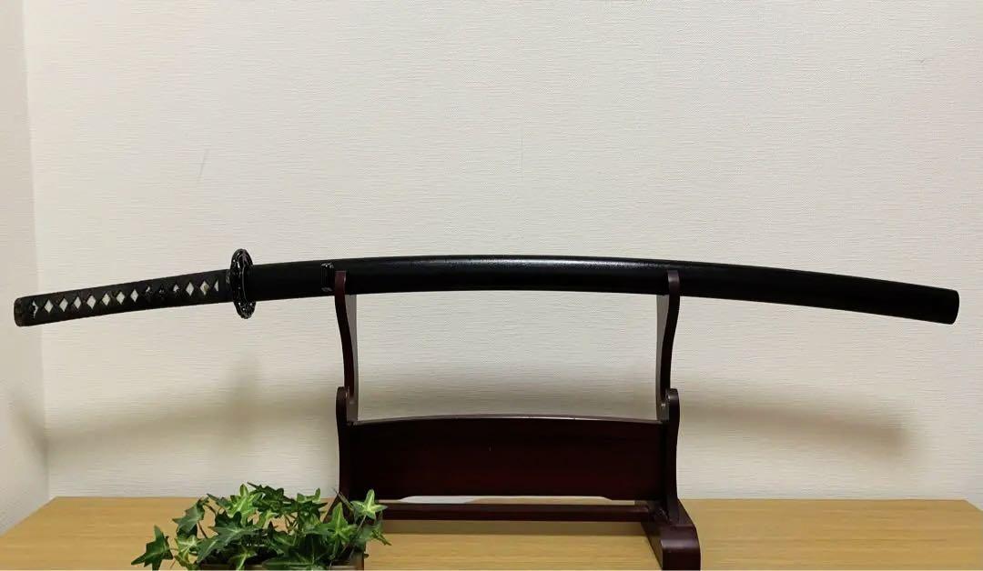 [Iaito Sword] Japanese Sword - Katana with Beautiful Large Wavy Hamon and Bo-hi
