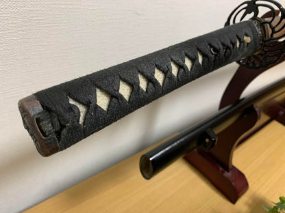 [Iaito Sword] Japanese Sword - Katana with Beautiful Large Wavy Hamon and Bo-hi