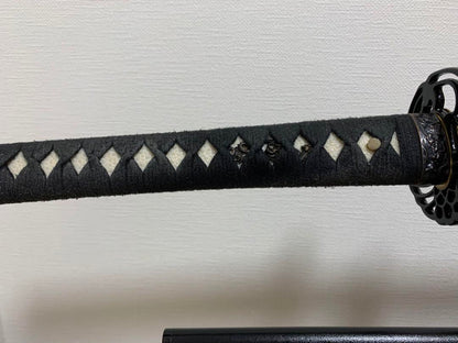 [Iaito Sword] Japanese Sword - Katana with Beautiful Large Wavy Hamon and Bo-hi