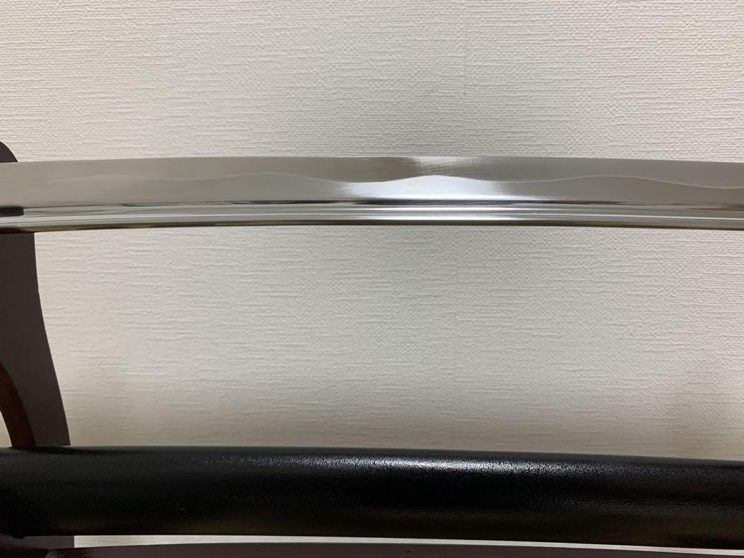 [Iaito Sword] Japanese Sword - Katana with Beautiful Large Wavy Hamon and Bo-hi